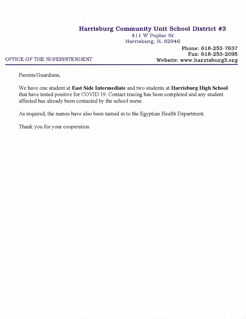 parent covid letter