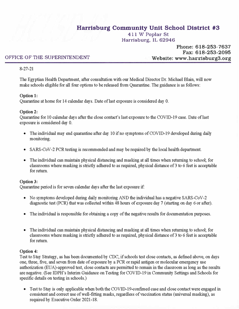 parent covid letter