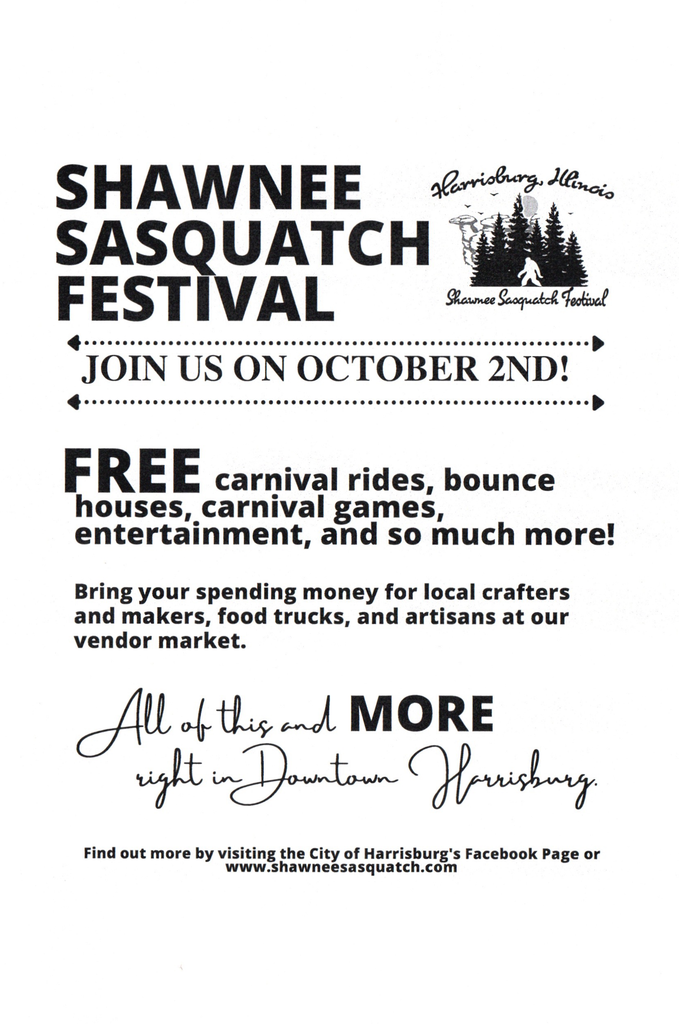 Sasquatch Festival Flyer