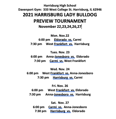 Lady Bulldog Preview Tournament